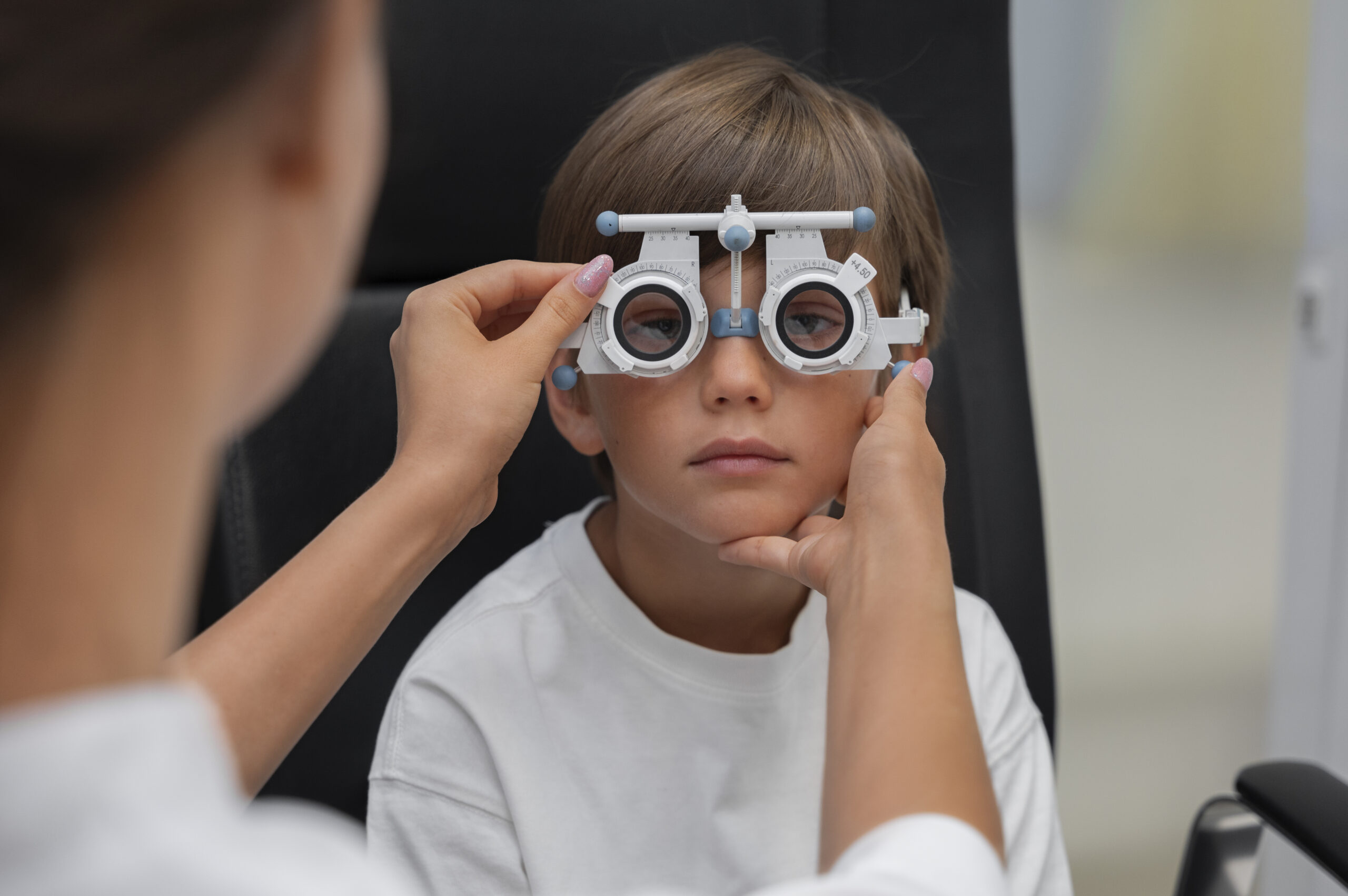 Child's eye exam